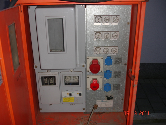 Baustromkasten Baustromverteiler